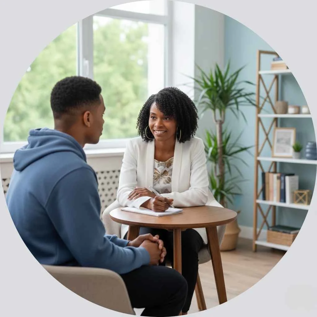 Mental health consultation between provider and patient