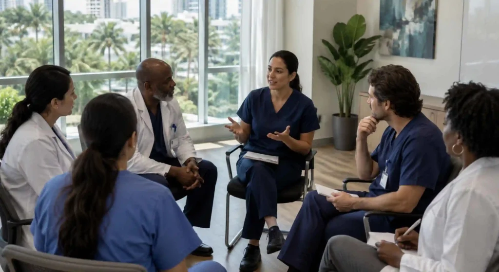 Healthcare workforce mental health program in Miami